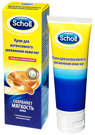 Крем для интенсивного увлажнения Scholl